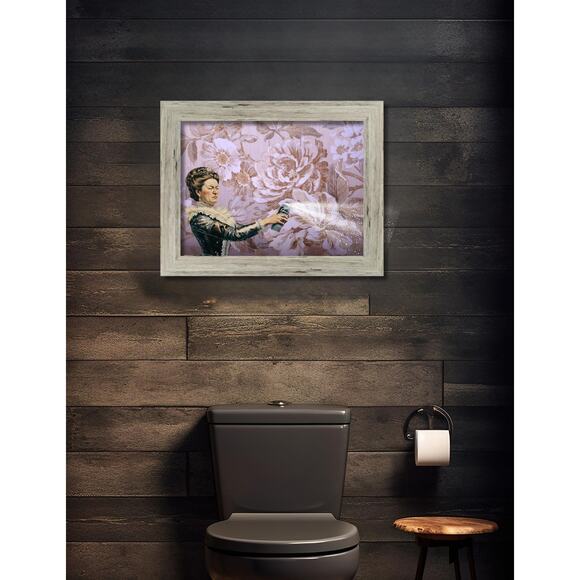 Victorian Style Bathroom Humor Poster – Unique Funny Gift & Decor - Picture 4 of 7